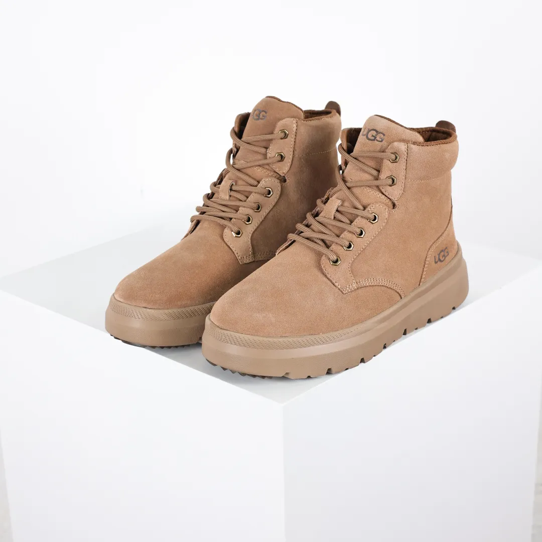 Text price 💰640 Core recommendation Good price UGG sheepskin and fur integrated snow boots men's boots platform foreign trade exclusive UGG Burleigh Boot men's high-top snow boots 1153750 Produced by ten-year-old brand shoemaking foundry production line, paying attention to every detail Longfeng A-grade genuine sheepskin and fur integrated completely following the ZP process. Size: 40 41 42 43 44 45